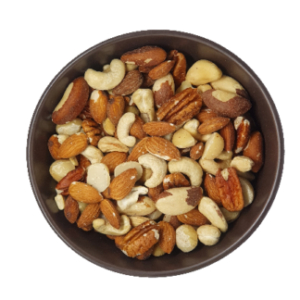 Mixed Nuts: Almonds, Brazil, Cashew, Macadamia, Pecan